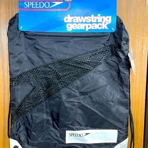 Speedo Black Drawstring Unisex Gear Pack